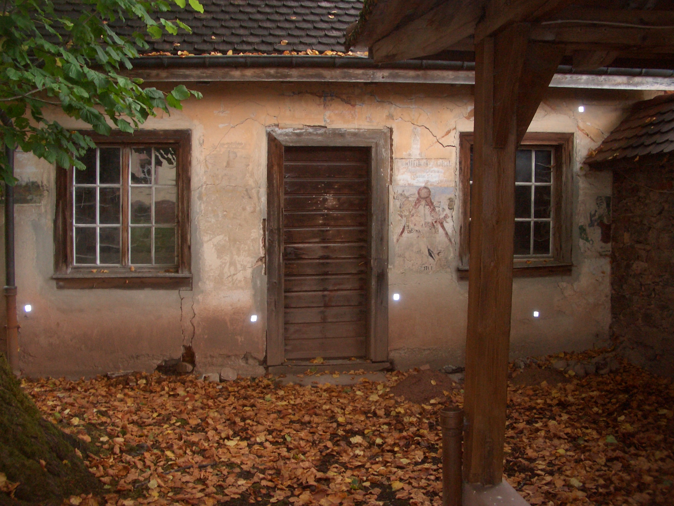 Fachwerk mit Malerei Fachwerk mit Malerei